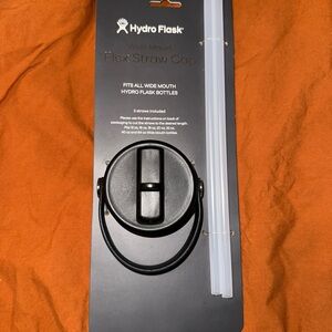 Hydro Flask Flex Straw Cap with Red Accent